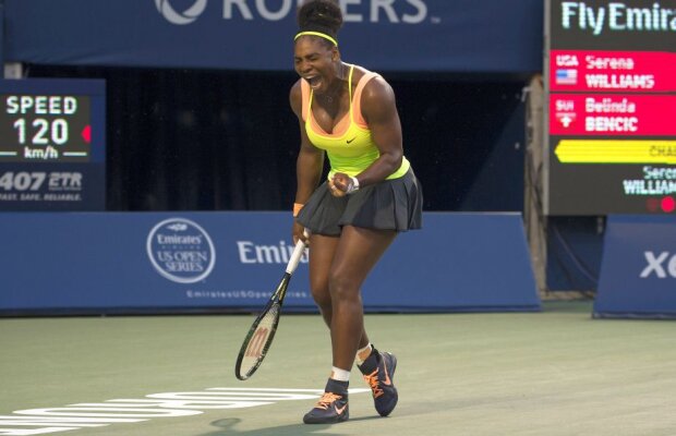 FOTO Serena Williams a fost cerută de soţie în finala cu Halep de la Cincinnati :)