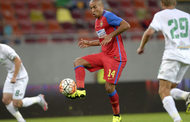 Moment ciudat cu Chiajna: noua vedetă a Stelei n-a mai așteptat schimbarea şi a fugit din senin pe bancă :D