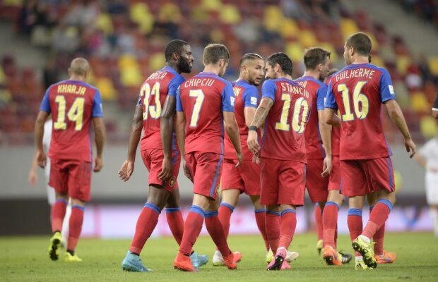 FOTO Ce au fost și ce au ajuns » Steliștii au sărbătorit victoria cu U Cluj de parcă au învins-o pe Dinamo