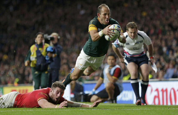 EUFOURIE! Fourie du Preez a marcat eseul care a dus Africa de Sud în semifinale, 23-19 cu Țara Galilor