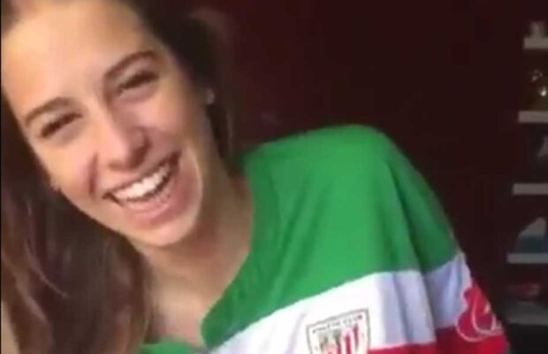 VIDEO Viralul săptămînii » O fană a lui Athletic Bilbao face striptease scandînd ”Aupa Athletic”