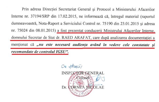 EXCLUSIV » #COLECTIV Gazeta publică documentele care dovedesc că RAED ARAFAT ȘTIA de sponsorizările pompierilor! Cum l-a blocat pe un inspector să îl anunțe pe Oprea