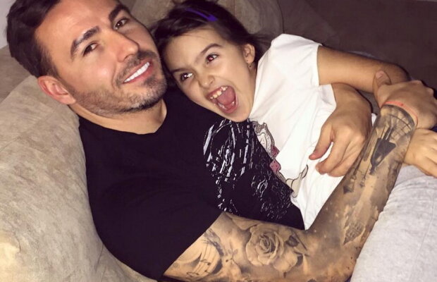 Ce frumoasă s-a făcut fiica lui Adrian Cristea! Fotbalistul e foarte mîndru de ea