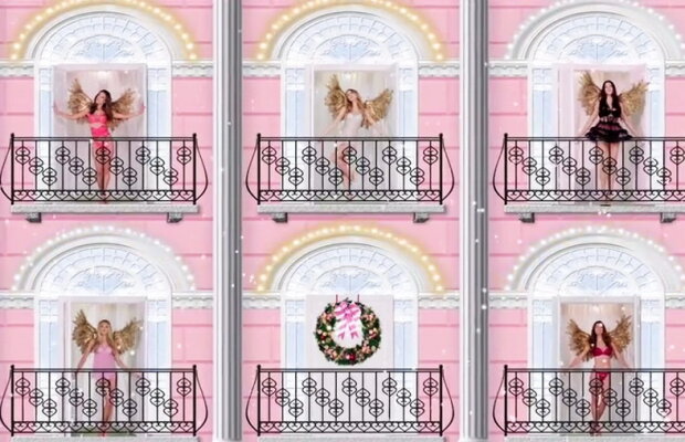 VIDEO » Cel mai sexy colind de Crăciun, oferit de îngerașii Victoria's Secrets. Nici un bărbat nu poate rezista!