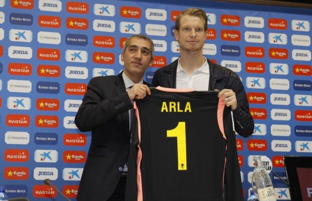 Primele declarații ale lui Arlauskis după ce a semnat cu Espanyol: "E cel mai important pas din cariera mea"