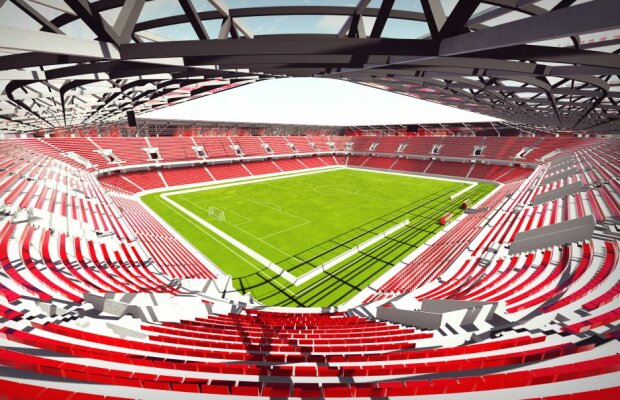 SF în alb și roșu » Dinamoviștii visează din nou frumos: vor avea un stadion ca-n povești