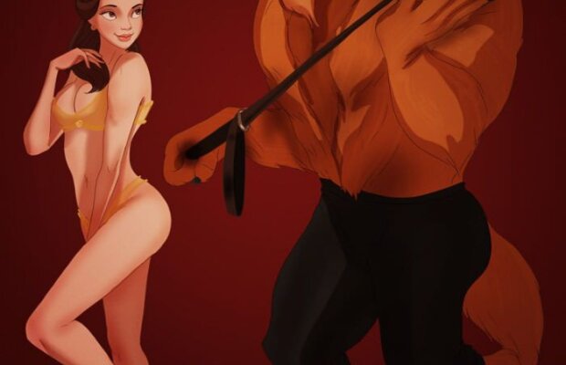 FOTO Imagini nebune! Cum ar arăta ”50 Shades of Grey” cu personaje Disney