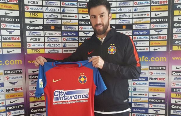 Prima poză cu Enache în tricoul Stelei » Ce a declarat mijlocașul după semnarea contracului