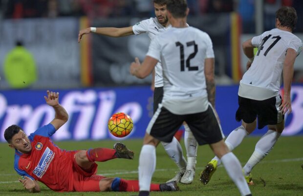 Dragomir îl laudă pe Ganea după 3-1 cu Steaua: "Tactica a fost perfectă! Pentru mine este un meci normal, chiar dacă joc cu Steaua sau cu Coțofârloaia"
