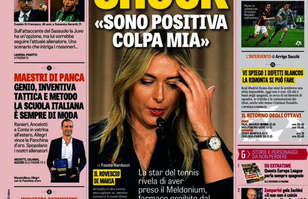 Ce scriu azi ziarele de sport din lume (8 martie 2016)