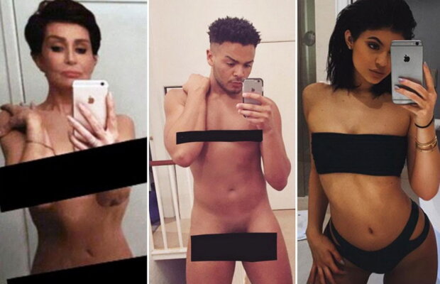 FOTO » Efectul Kardashian! După modelul Kim, mai multe vedete şi-au făcut selfie dezbrăcate