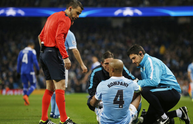 Dublu penalty?! Hațegan a avut două faze controversate în City - Dinamo 0-0. Cum le-a judecat