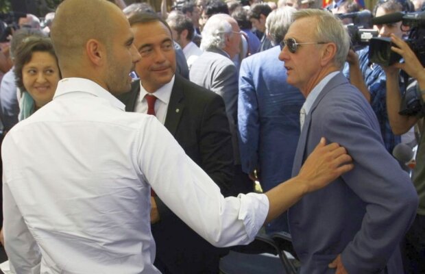 Sfatul lui Cruyff pentru Guardiola, pe care spaniolul îl respectă cu sfințenie » Cum i-a influențat olandezul cariera