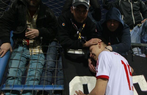 FOTO Meciul-priveghi » Oţelul a retrogradat în "C". A fost, probabil, ultimul meci din istoria unui club pentru care 20 de milioane de euro au funcţionat ca un blestem