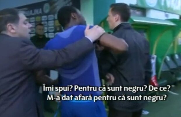 VIDEO Imagini cu scandalul de la finalul meciului Concordia - Botoșani: "Spune-mi de ce m-a dat afară! Că sunt negru?!"