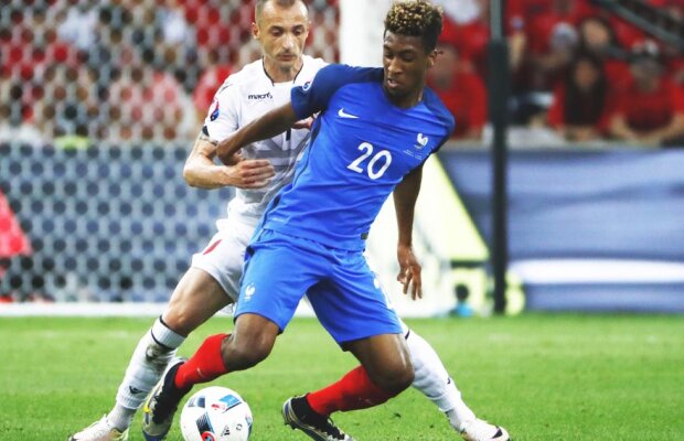 VIDEO Coman i-a "rupt frânele" unui albanez » Dribling genial reuşit în meciul Franţa - Albania