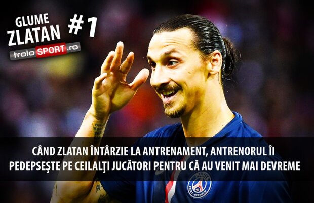 GALERIE FOTO 10 pentru Zlatan! Superpoante cu Ibrahimovici » Ce se întâmplă când întârzie la antrenament? :)