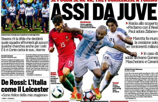 Ce scriu azi ziarele de sport din lume (21 iunie 2016)