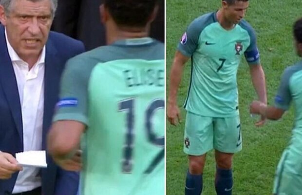 FOTO Ce scria pe bilețelul primit de Cristiano Ronaldo în timpul meciului :)