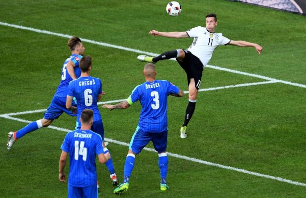 VIDEO Ei sunt șefii » Nemții au tranșat ”războiul” cu slovacii rapid, 3-0, și își așteaptă adversarul din ”sferturi”: Spania sau Italia