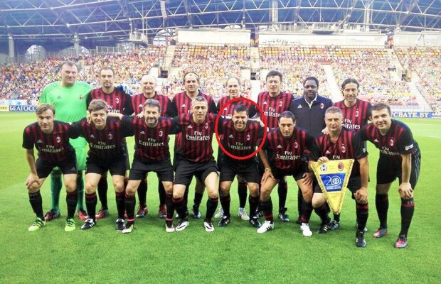 Cosmin Contra, din nou în tricoul lui AC Milan » A jucat într-o partidă amicală alături de legendele italienilor