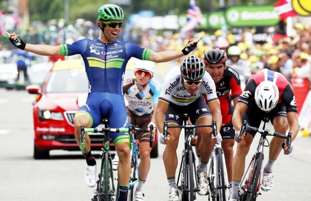 Michael Matthews i-a luat față lui Peter Sagan în etapa a 10-a din Turul Franței