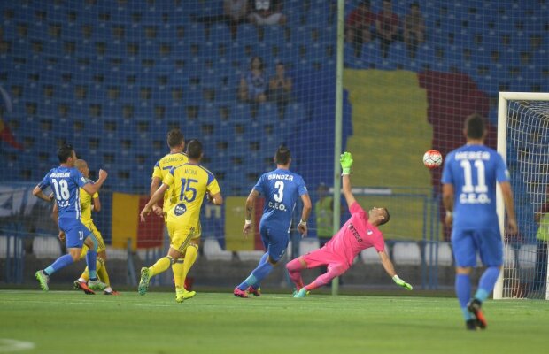 FOTO şi VIDEO Pandurii Târgu-Jiu, învinsă de Maccabi Tel Aviv cu 1-3, iar calificarea pare improbabilă