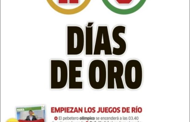 Ce scriu azi ziarele de sport din lume (5 august 2016)