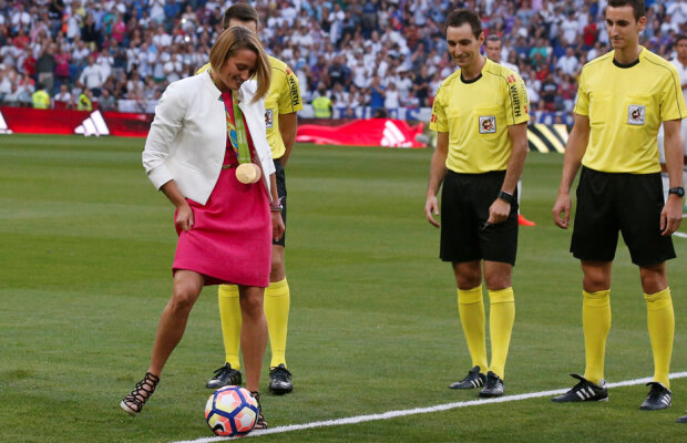 Apariție surpriză la Real Madrid - Celta » Campioana olimpică le-a purtat noroc
