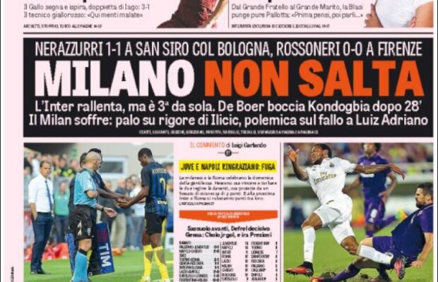 Ce scriu azi ziarele de sport din lume (26 septembrie 2016)