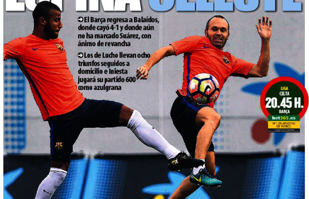 Ce scriu azi ziarele de sport din lume (2 octombrie 2016)