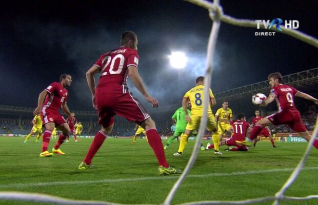FOTO Ce s-a întâmplat în minutul 3 al meciului Armenia - România » Faza care a tranșat jocul