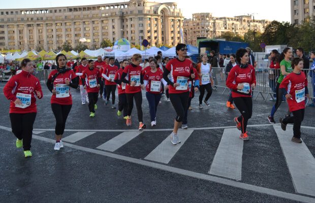 14 sportivi Special Olympics la maratonul din București