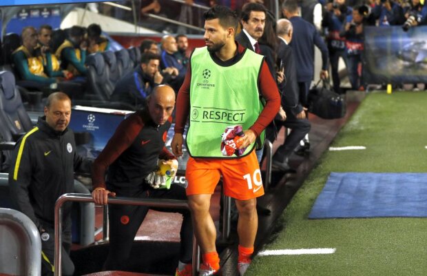 Aguero ar putea fi noua victimă a lui Guardiola » Motivele pentru care a fost lăsat pe bancă la meciul cu Barcelona