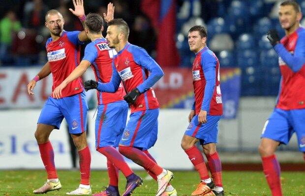 VIDEO + FOTO Lider cu frisoane » Steaua a jucat slab, dar s-a impus la Iași, scor 2-0, la capătul unui meci jucat aproape în întregime în superioritate numerică 