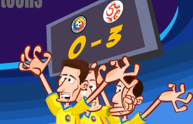 VIDEO Am ajuns de desen animat! Eșecul cu Polonia a fost subiect de animație: ”Nu vă puneți cu Lewandowski!”