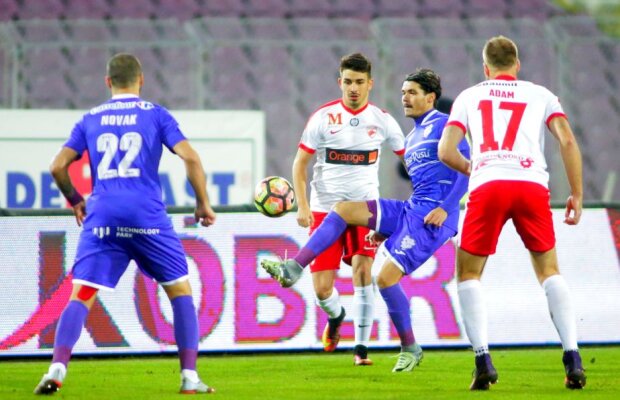 VIDEO » Derby-ul economiștilor! Pandurii și ACS Poli Timișoara au terminat la egalitate, 2-2