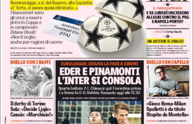 Ce scriu azi ziarele de sport din lume (9 decembrie 2016)