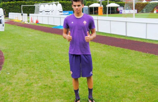 Ianis Hagi vrea să fie ca Mutu la Fiorentina: "Se simte umbra lui. E foarte apreciat la Florența"