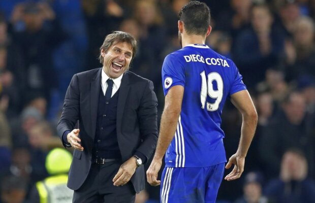 Antonio Conte ia o măsură drastică împotriva lui Diego Costa » Spaniolul a fost exclus din lot pentru partida cu Leicester