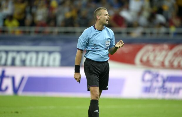 Se știe arbitrul de la Astra - Genk » A oficiat un joc de tristă amintire al României
