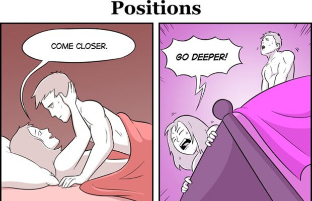 FOTO Șase caricaturi amuzante care îți arată diferența dintre dragoste și sex