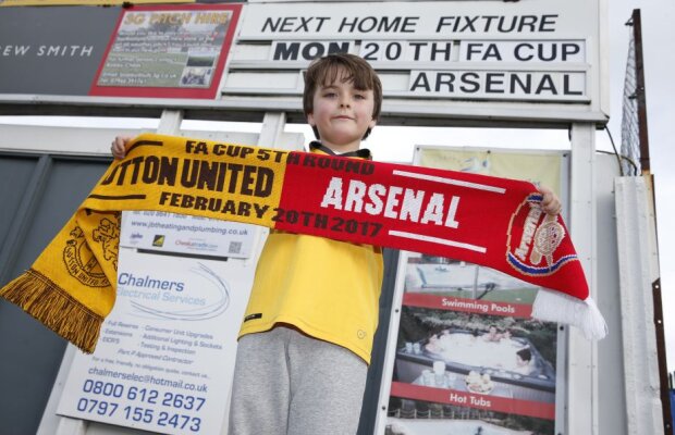 Cota zilei pe Pariori.ro » 1.91 pentru confruntarea specială dintre Sutton și Arsenal