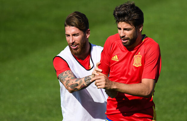 Pique și Sergio Ramos s-au certat pe Twitter: "Mă surprindea dacă spunea Messi acest lucru"