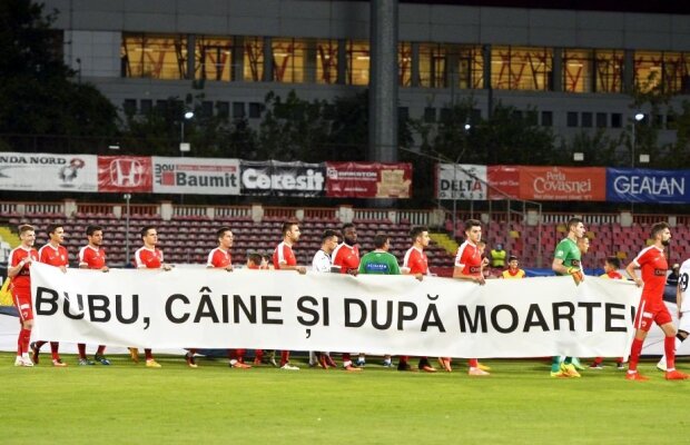 FOTO Dinamoviștii cer dreptate pentru suporterul ucis după derby » Bannerul afișat la locul faptei