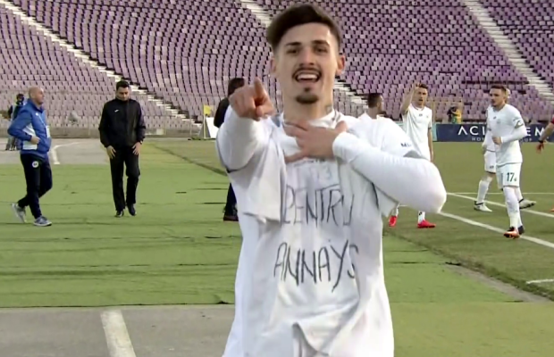 FOTO Gol superb în primul meci al ultimei etape! Reușita a fost cu dedicație