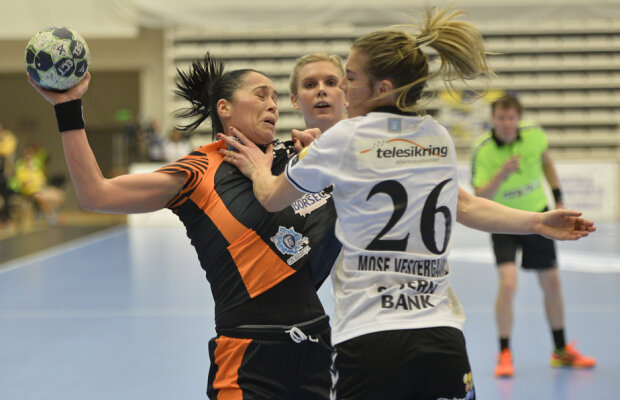 Să vină Ferencvaros! Campioana României a învins fără emoții în Danemarca, 25-20 cu Esbjerg