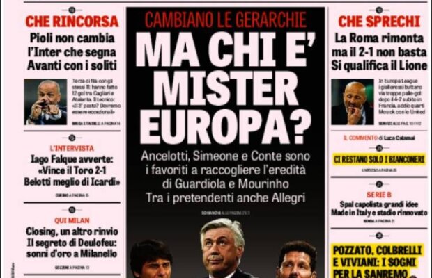 Ce scriu azi ziarele de sport din lume (17 martie 2017)