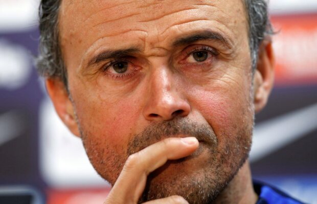 VIDEO Reacția spumoasă a lui Luis Enrique, după ce a ochit un jurnalist care dormea în conferință