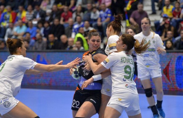 FOTO CSM București, victorie în meciul tur cu Ferencvaros, în "sferturile" Ligii Campionilor!